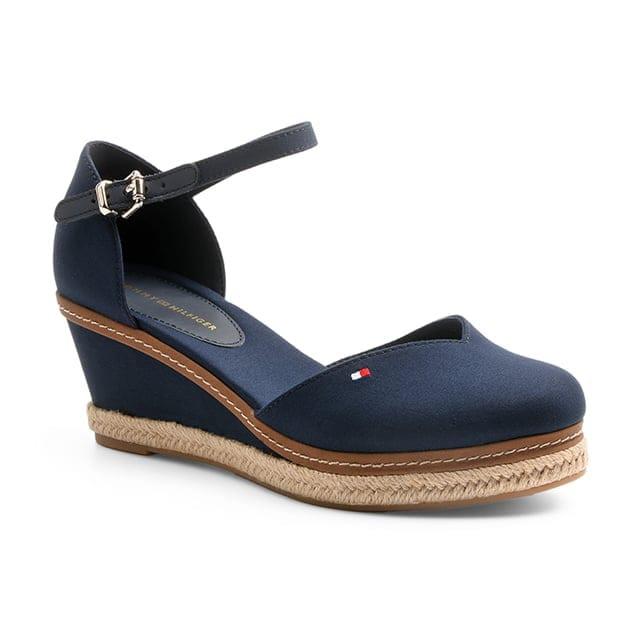 TOMMY HILFIGER  BASIC CLOSED TOE MID WEDGE 