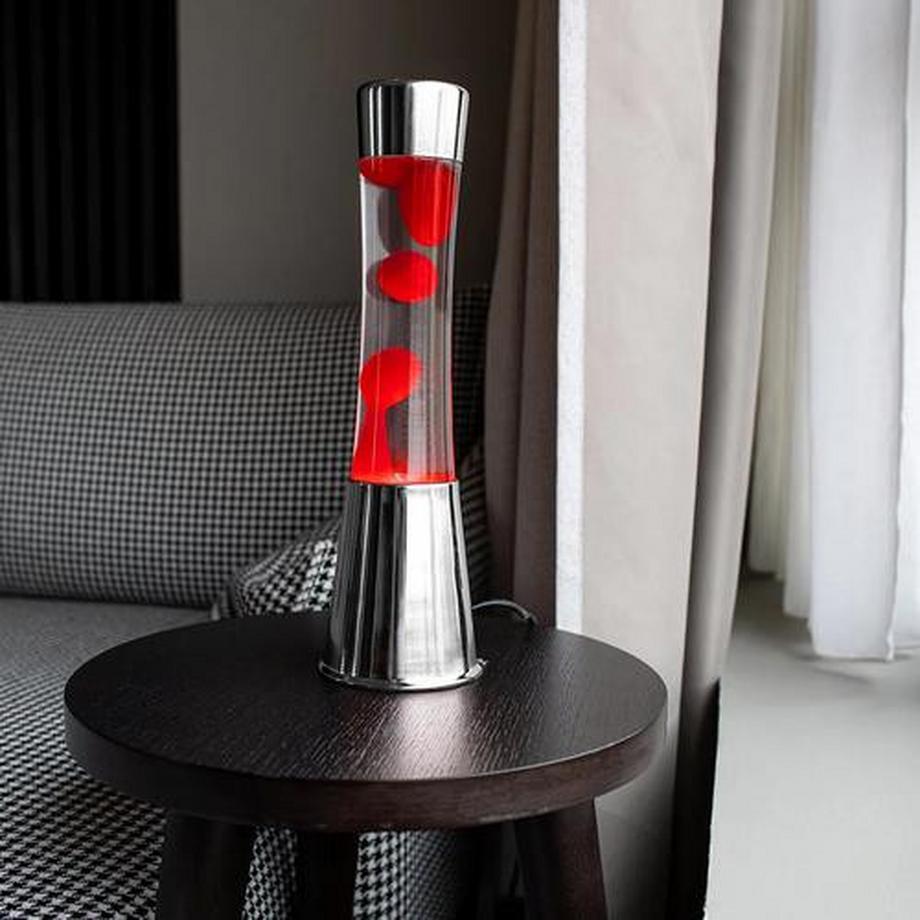Fisura Lampe à plasma chrome/rouge  