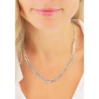 MUAU Schmuck  Collier Figaro Silber 925, 6.2mm, 50cm 