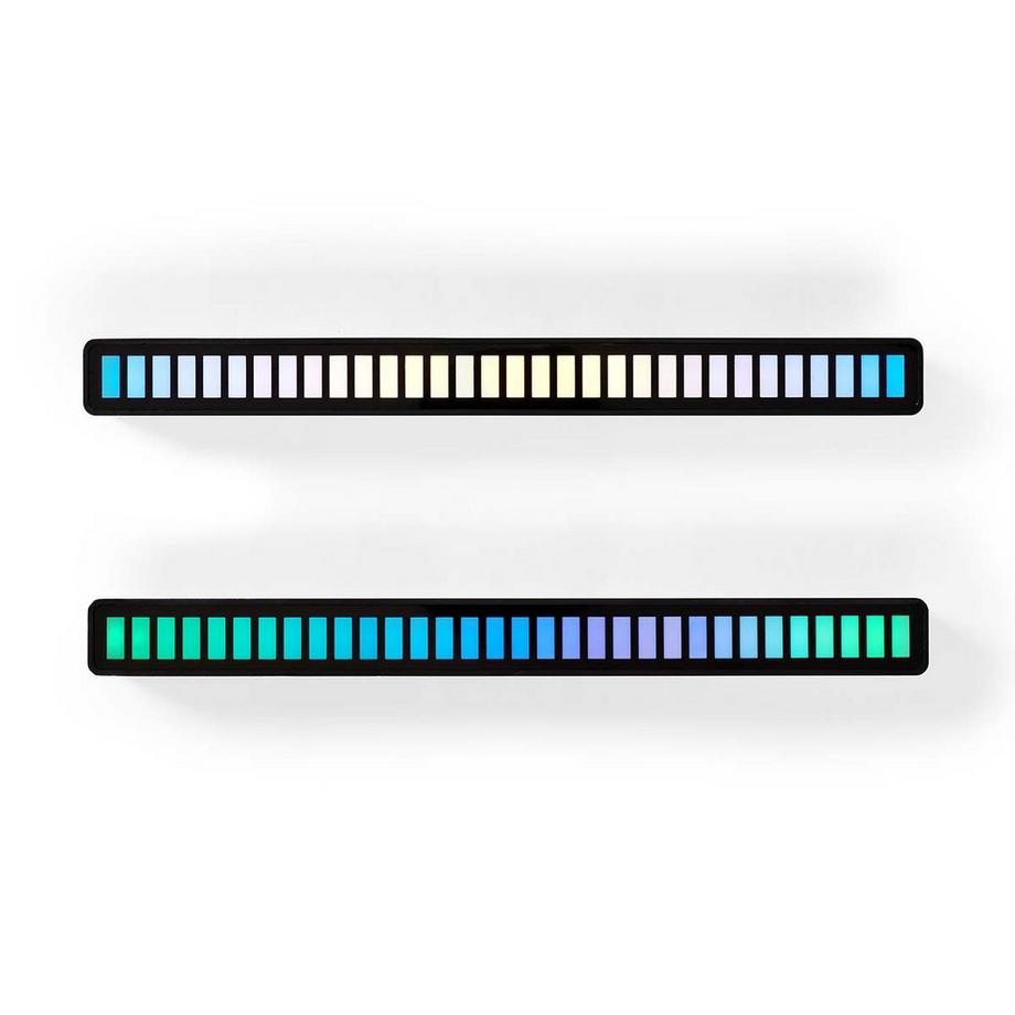 Nedis  Gaming-Licht | RGB | Batteriebetrieben | Verwendet für: Computer / Desktop | Schwarz 