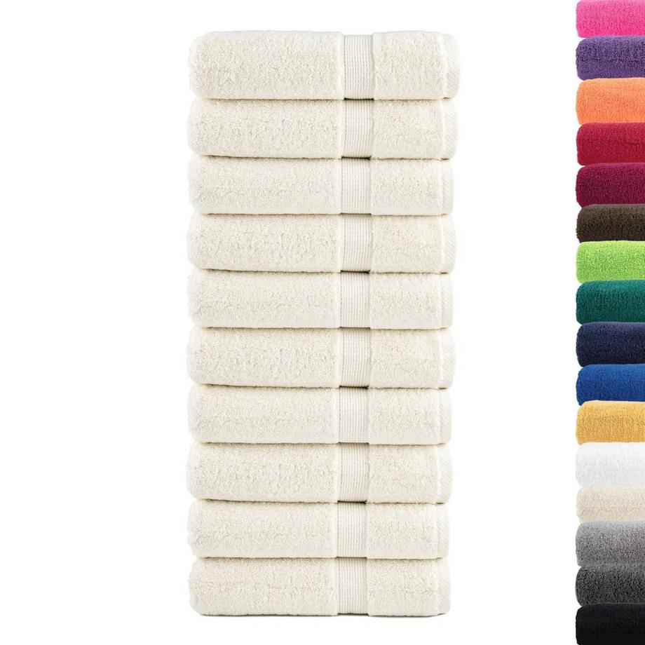 VidaXL Serviette de bain coton  