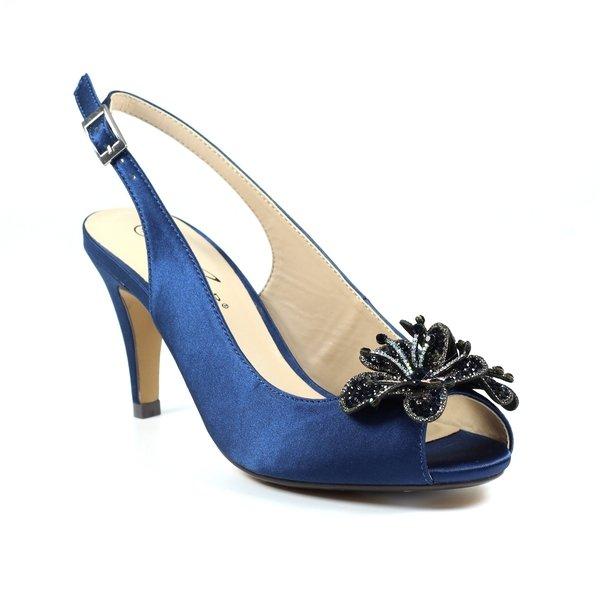 Image of Pumps Ankara, Satin Damen Marine 37