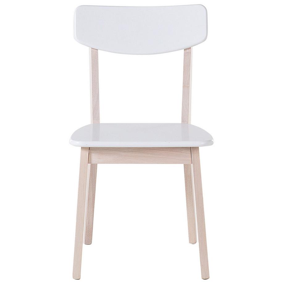 Beliani Lot de 2 chaises de salle à manger en MDF Scandinave SANTOS  