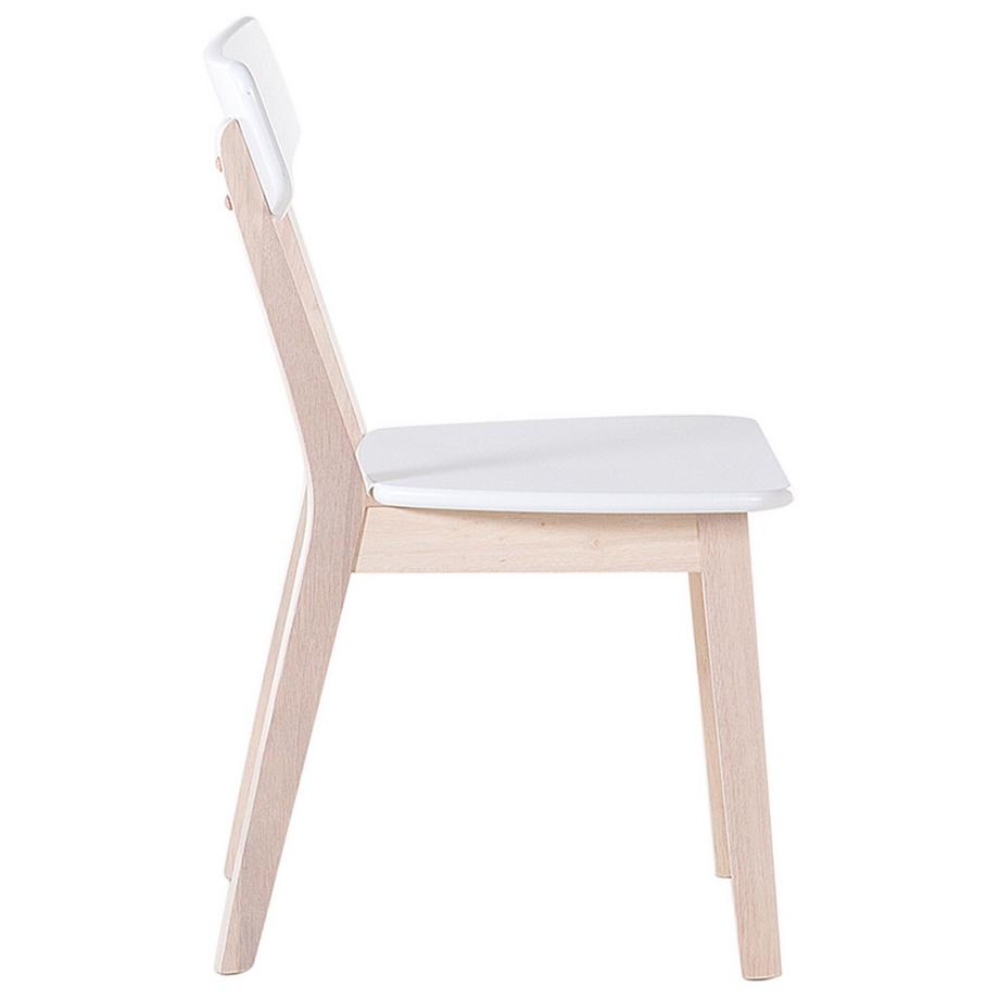 Beliani Lot de 2 chaises de salle à manger en MDF Scandinave SANTOS  