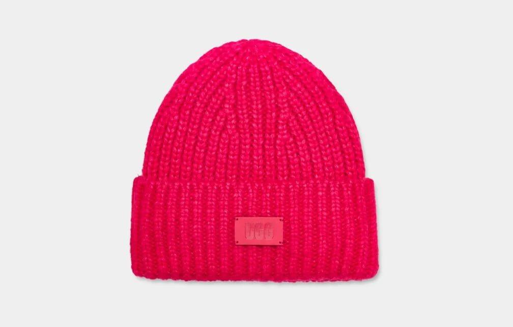 Image of Chunky Rib Beanie-0 Jungen Fuchsia ONE SIZE