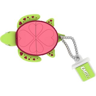 EMTEC  Emtec Turtle Lady lecteur USB flash 16 Go USB Type-A 2.0 Vert, Rose 