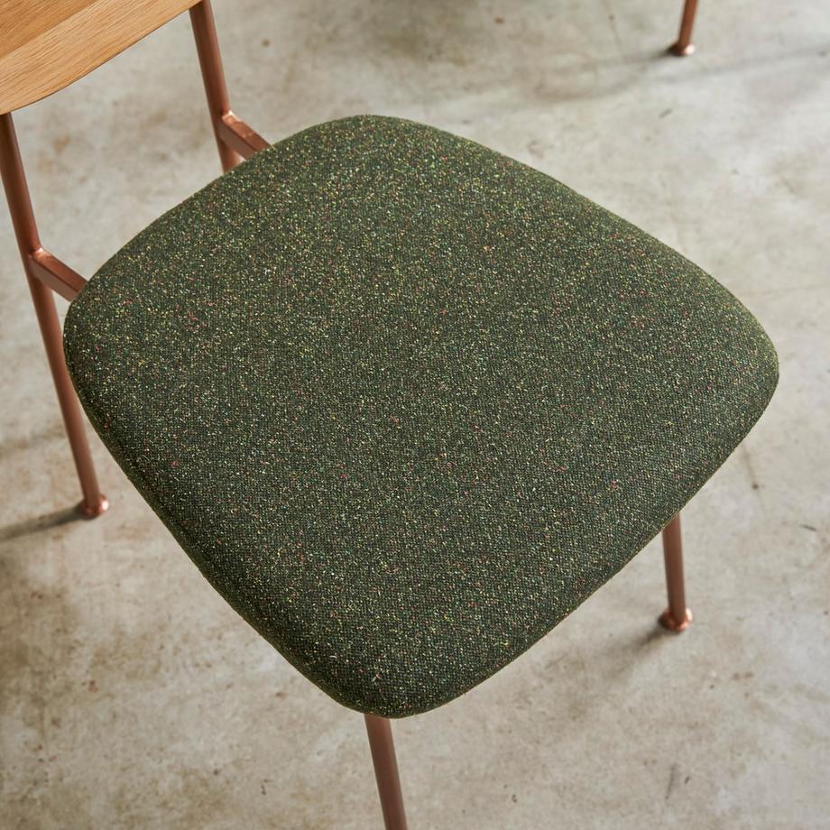 Tikamoon Stuhl kaki aus Eiche Yutapi  