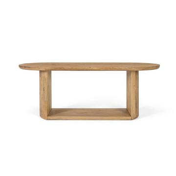 Table de salle à manger Elian ovale en manguier 210x100