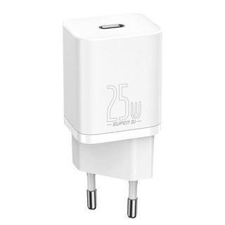 Baseus  Chargeur Baseus 25W USB-C Super Si Blanc 