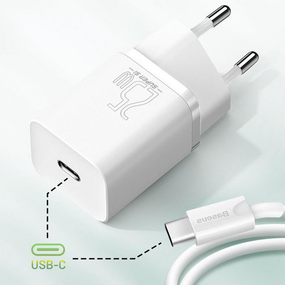 Baseus  Caricabatterie USB-C 25W Baseus Super Si 