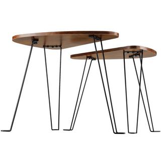 Tectake Ensemble de 2 tables d’appoint Richmond  