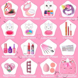 Activity-board  Maquillage pour enfants coffret de maquillage jouet de maquillage - set de maquillage pour enfants table de maquillage pour enfants 