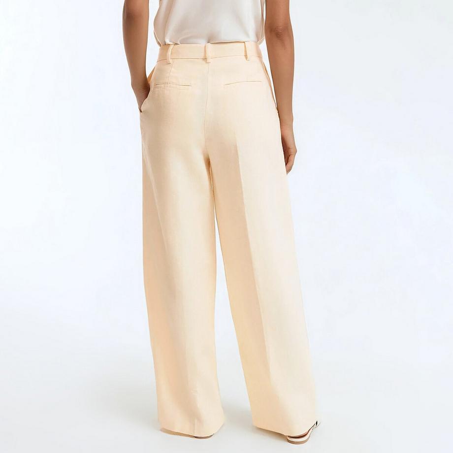 La Redoute Collections Weite Hose mit Abnähern  