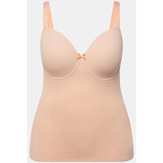 Ulla Popken  Top con reggiseno, ferretto, coppe di Spacer e spalline regolabili 