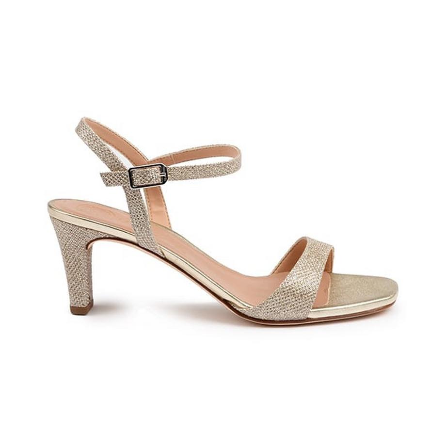 Unisa Mechi Glitzer Sandalen mit Absatz  