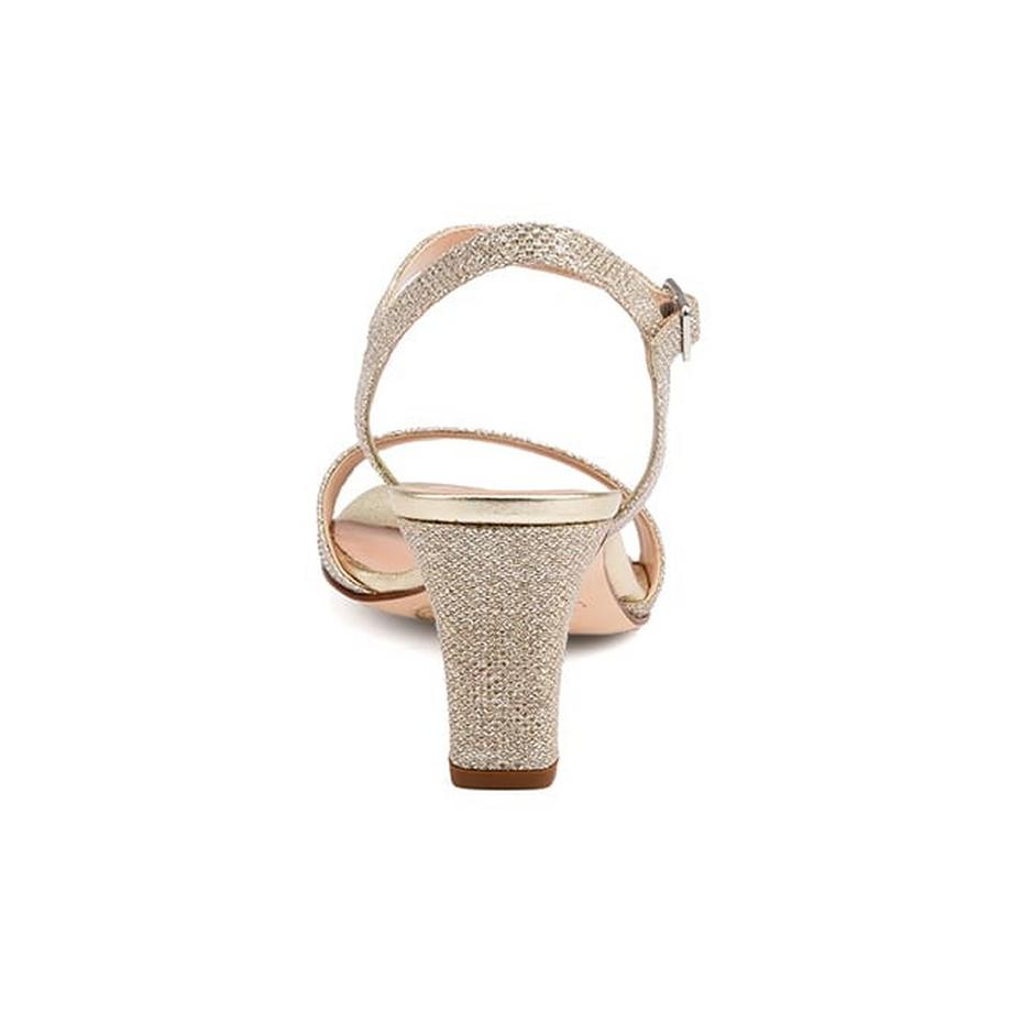 Unisa Mechi Glitzer Sandalen mit Absatz  