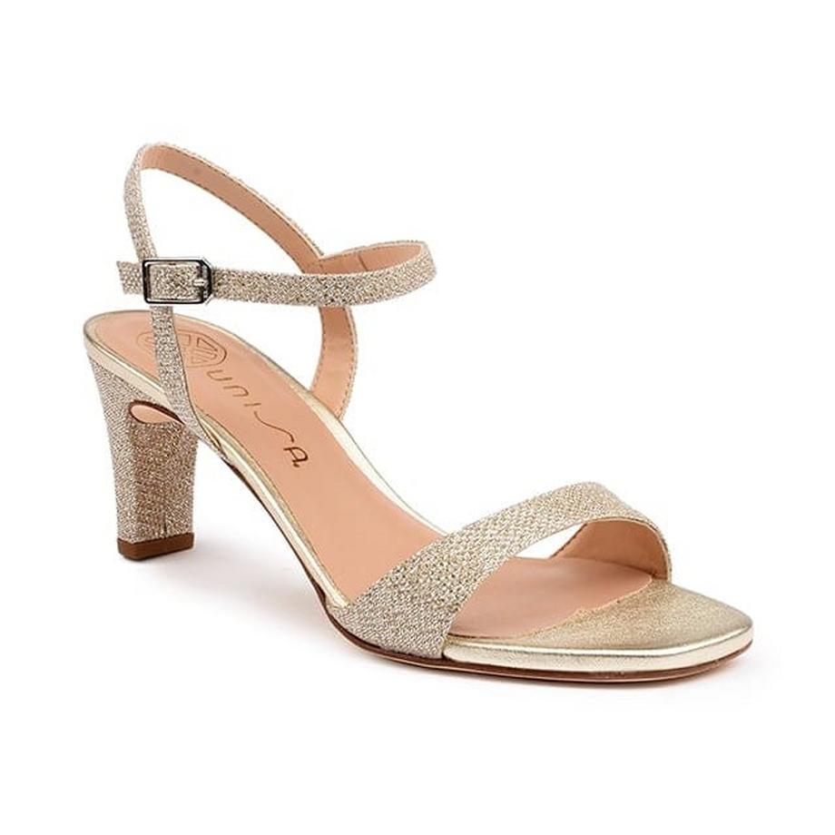 Unisa Mechi Glitzer Sandalen mit Absatz  