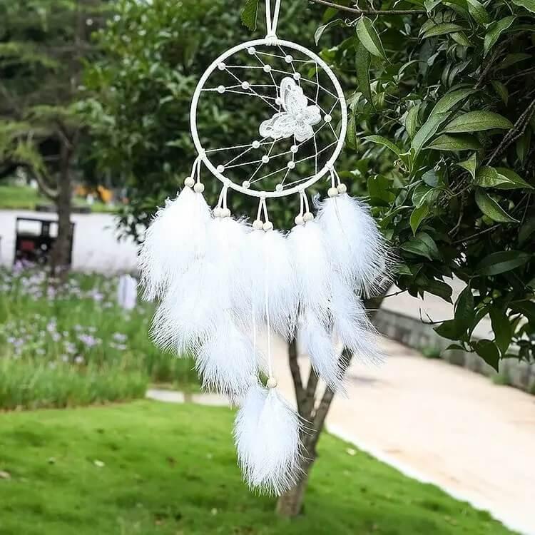 Cover-Discount  Attrape-rêves Dream Catcher avec LED papillon 