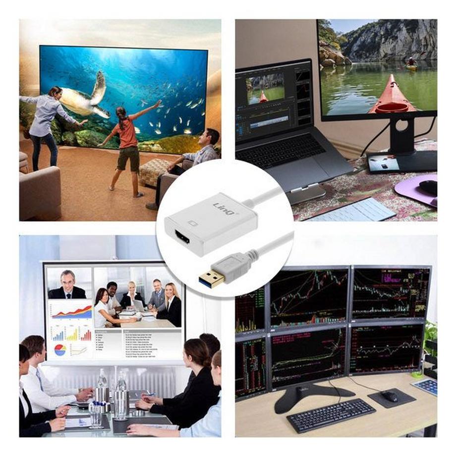 Avizar  Adaptateur Vidéo USB 3.0 HDMI LinQ 