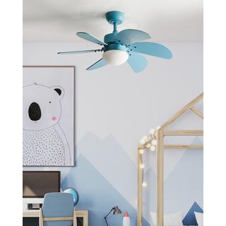 Beliani Ventilateur de plafond avec lampe en Matière synthétique Moderne LOGAR  
