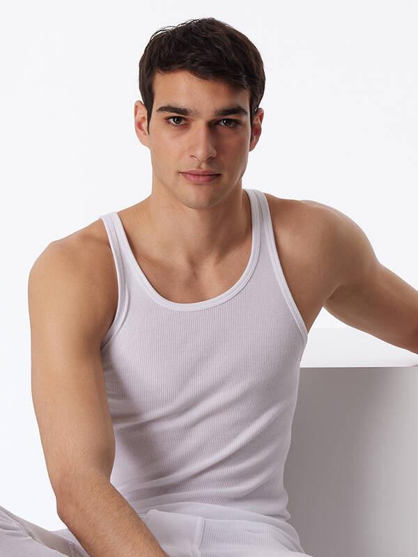 Schiesser Canotta a doppia costina Confezione da 2  