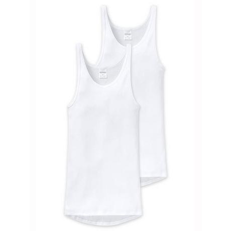 Schiesser Canotta a doppia costina Confezione da 2  