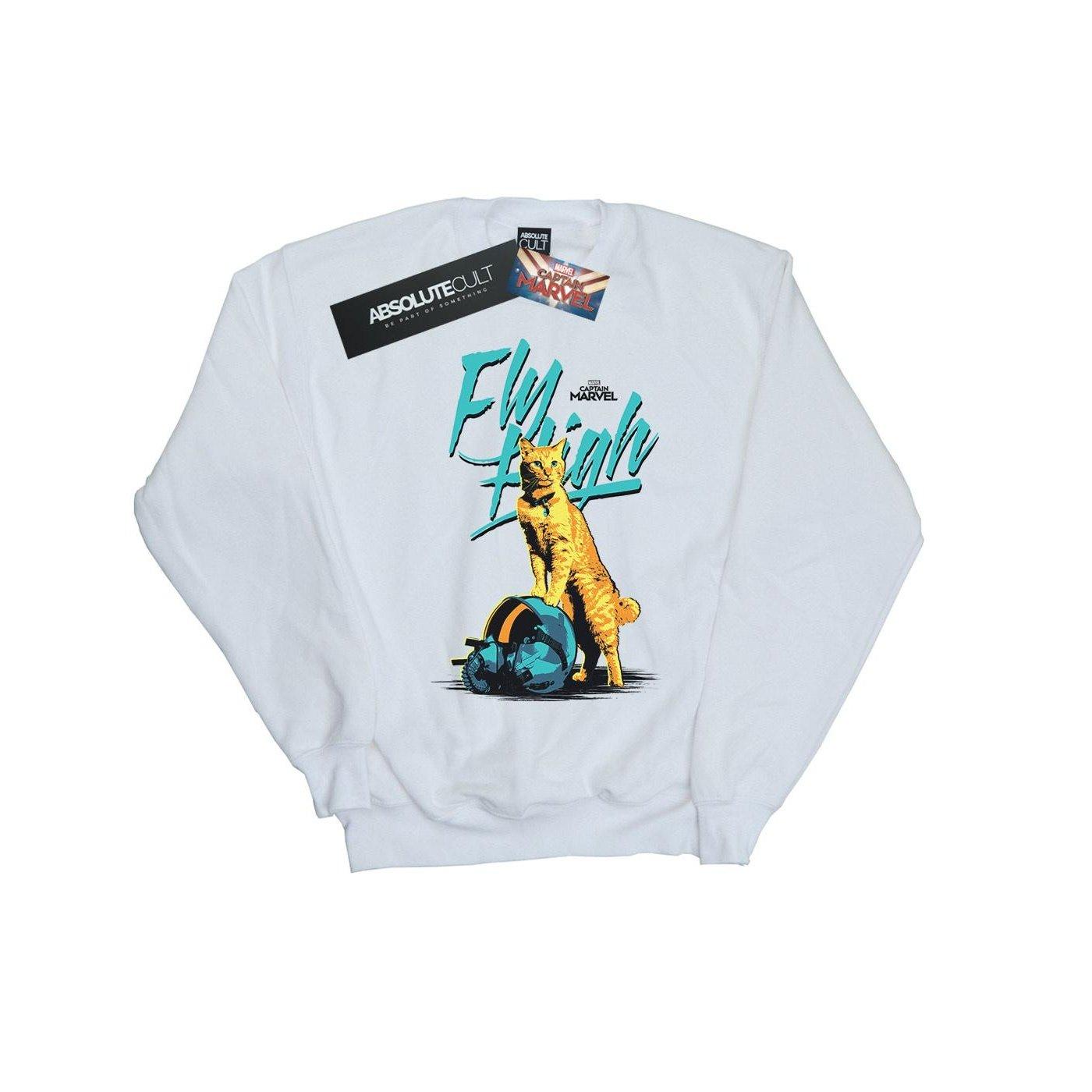 Image of Captain Fly High Sweatshirt Unisex Weiss 140/146