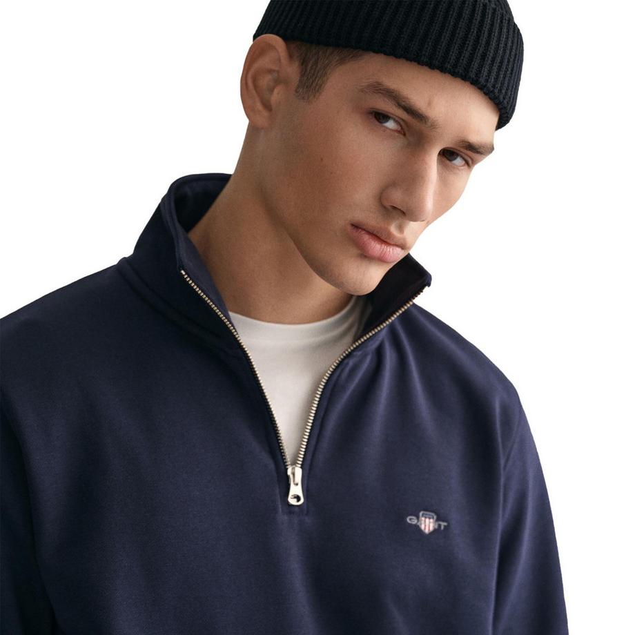 GANT Regular Shield Half Zip Sweatshirt  