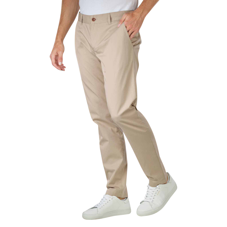 Alberto Lou Chino Ceramica Gabardine Regular Fit Pantaloni  