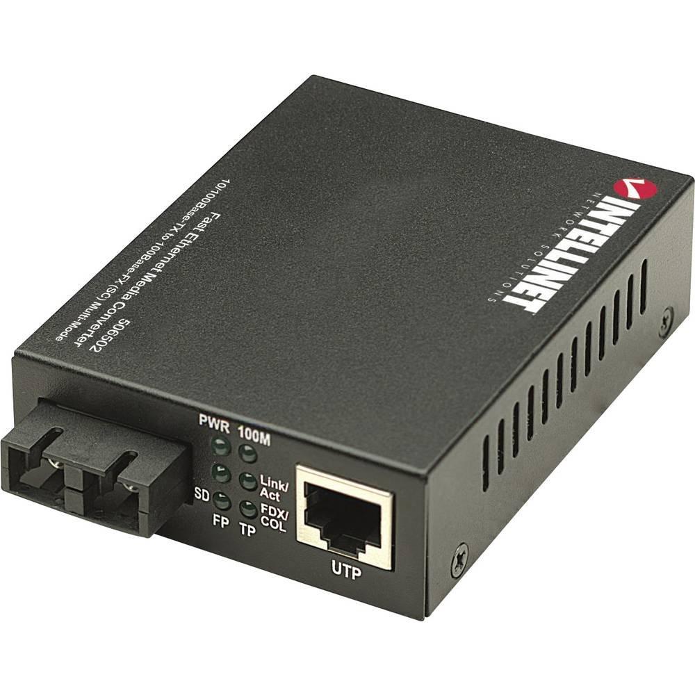 Intellinet LAN, SC Duplex Media converter di rete 100 MBit/s