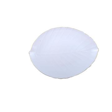 ASSIETTE PLATE FEUILLE BLANCHE PAR BOITE DE - 6