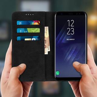 Avizar  Wallet Cover Samsung Galaxy S8 Schwarz 