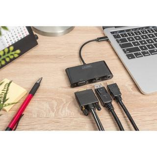 Digitus  Digitus Adaptateur graphique USB-C adaptateur port/HDMI/VGA pour écran triple 