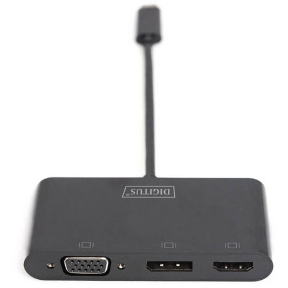 Digitus  Digitus Adaptateur graphique USB-C adaptateur port/HDMI/VGA pour écran triple 