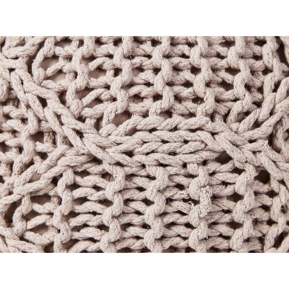 Beliani Pouf en Coton Boho TRIMAN  