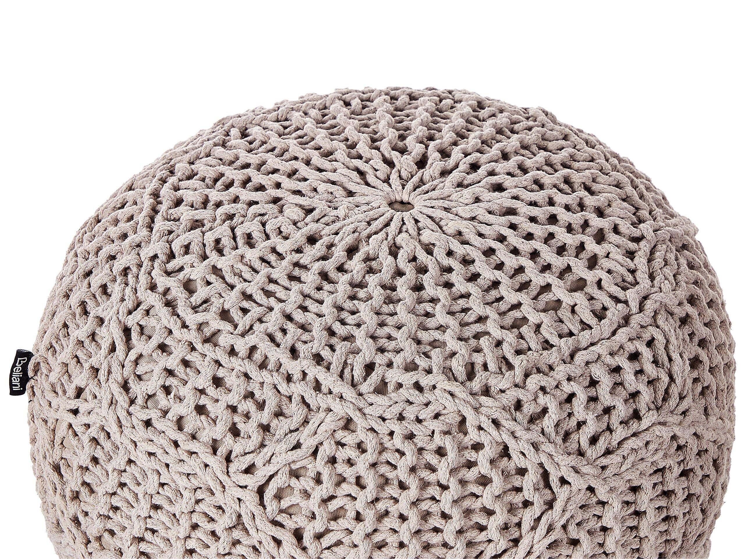 Beliani Pouf en Cotone Boho TRIMAN  