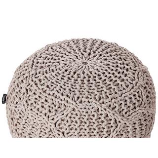 Beliani Pouf en Cotone Boho TRIMAN  