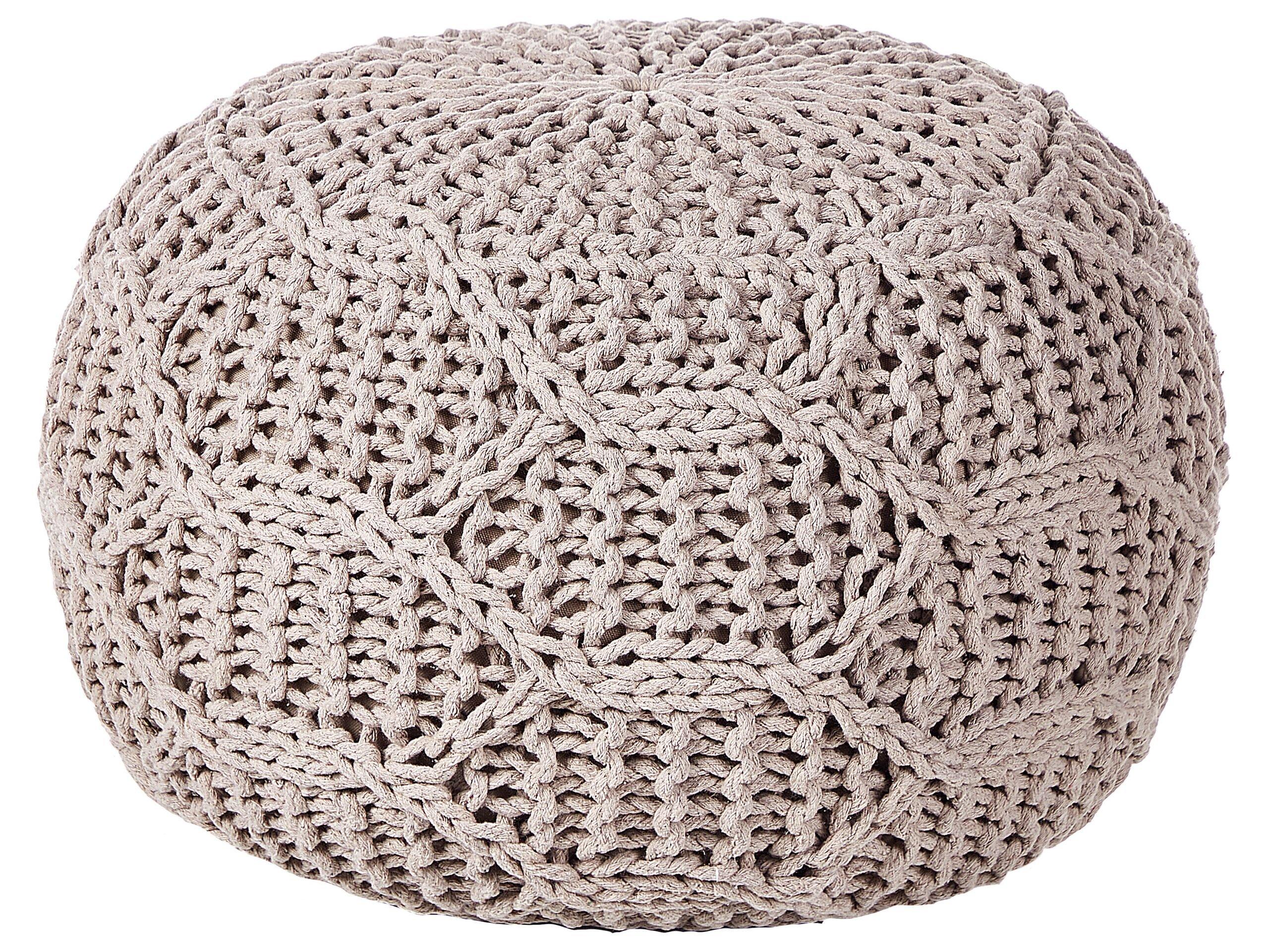 Image of Pouf aus Baumwolle Boho TRIMAN Pouf aus Baumwolle Boho TRIMAN