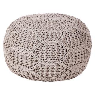 Beliani Pouf en Cotone Boho TRIMAN  