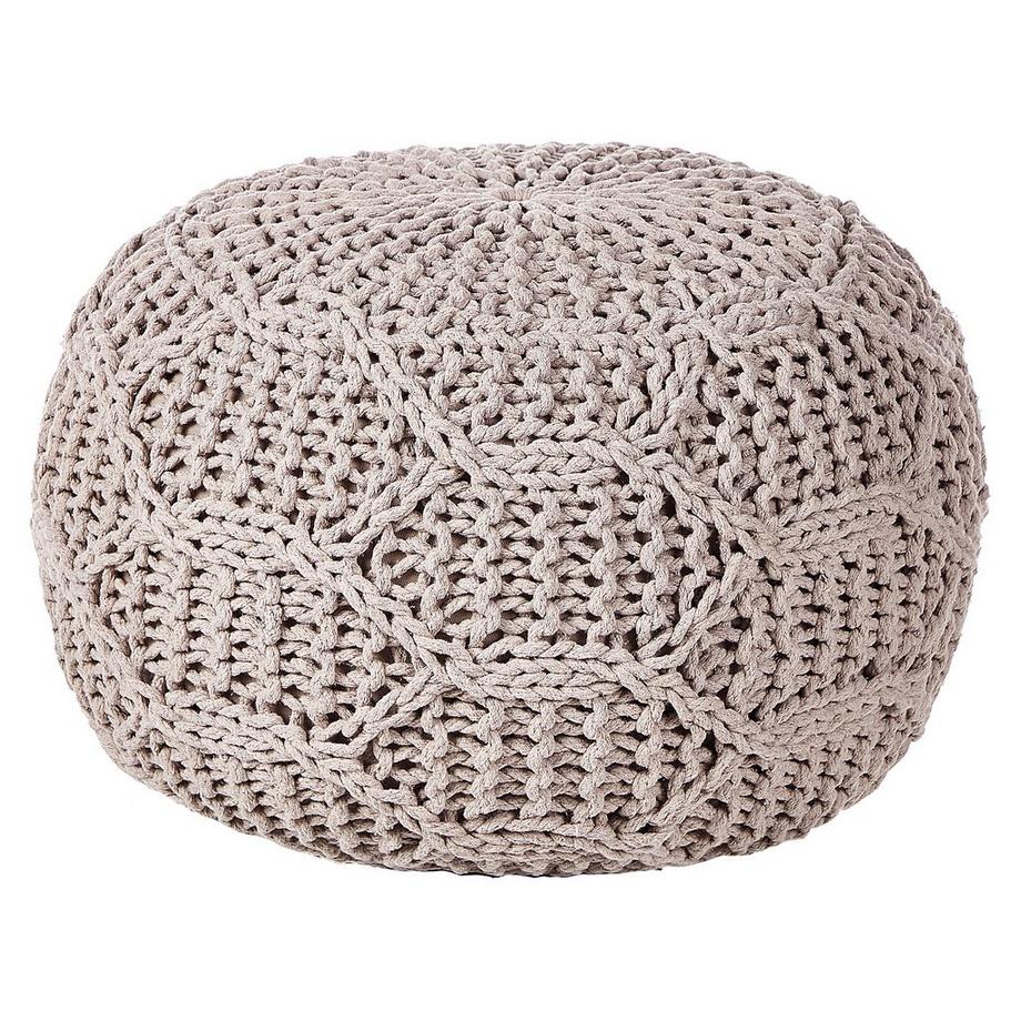 Beliani Pouf en Coton Boho TRIMAN  