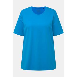 Ulla Popken  T-Shirt, A-Linie, Rundhalsausschnitt, Halbarm 