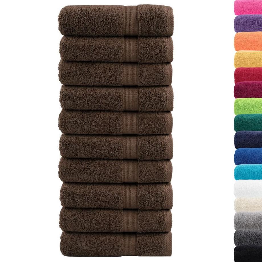 VidaXL Serviette de bain coton  