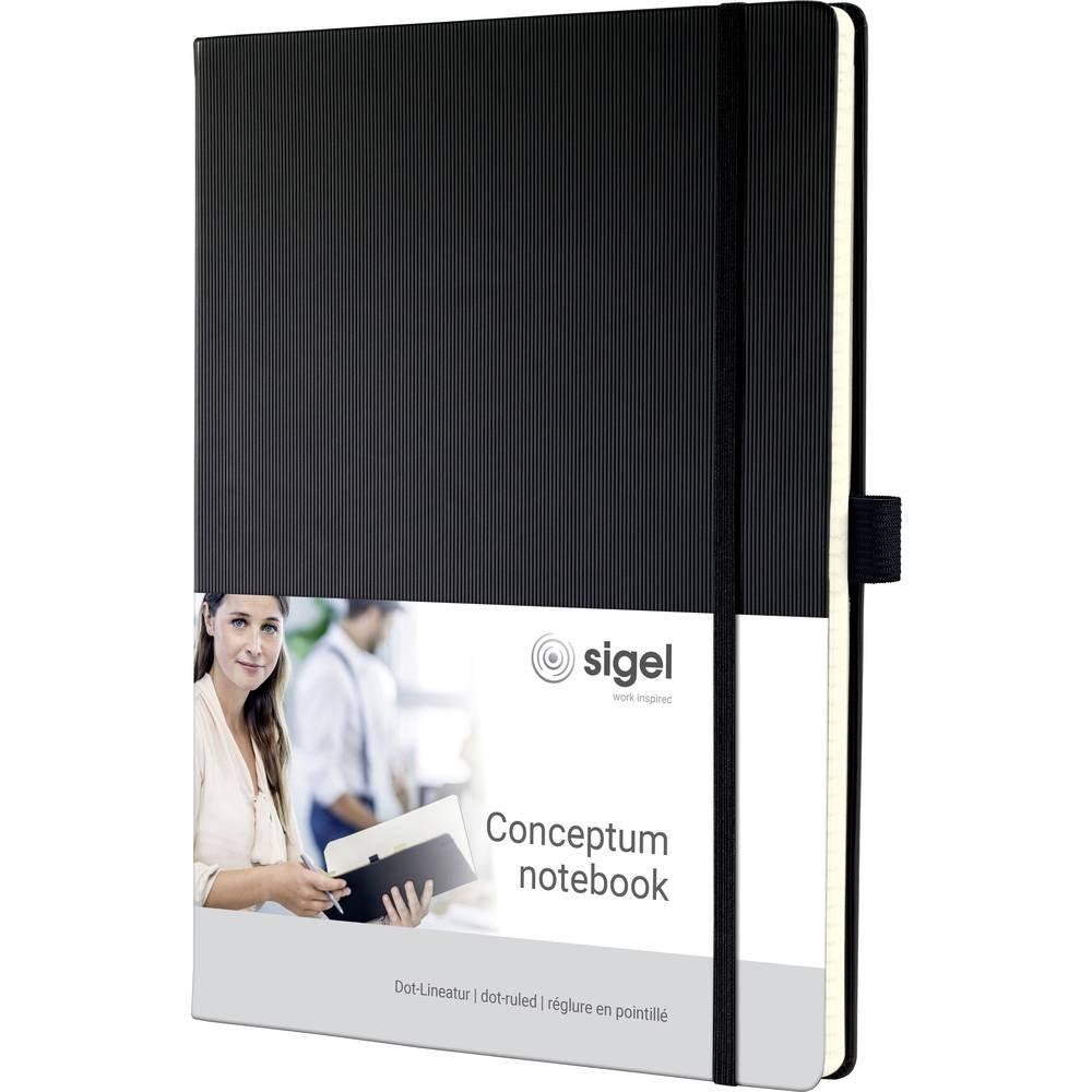 Sigel Notizbuch Conceptum, Hardcover, ca. A4, dotted, 194 S  