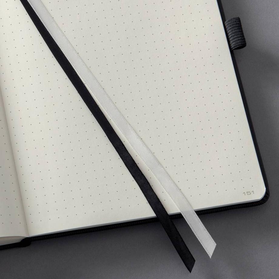 Sigel CONCEPTUM®  Notizbuch Dot-Lineatur (punktkariert) Schwarz Anzahl der Blätter: 97 DIN A4  