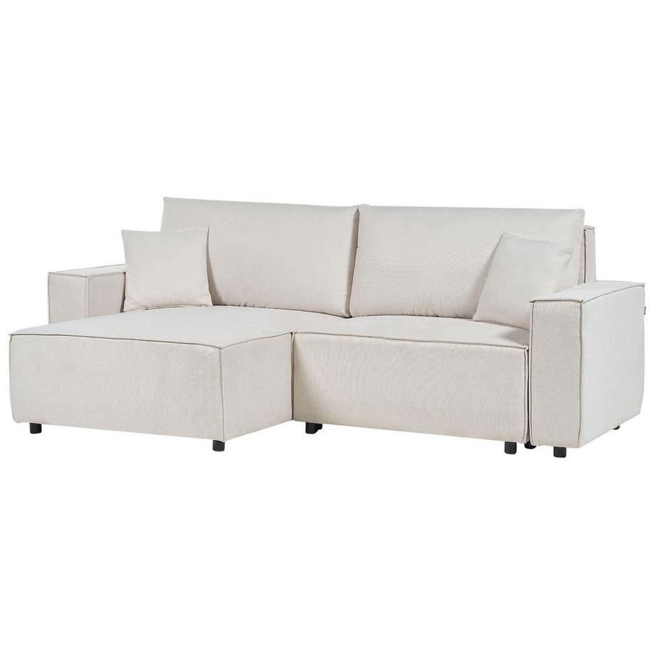 Beliani Canapé d'angle en Tissu  KARILA  