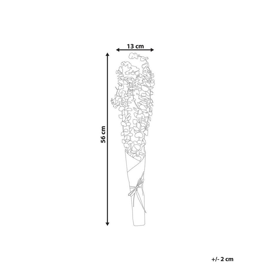 Beliani  Trockenblumenstrauss aus Trockenblumen Boho BADAJOZ 