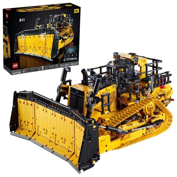 Image of 42131 Technic Appgesteuerter Cat D11 Bulldozer, Set Für Erwachsene, Ferngesteuertes Baufahrzeug Unisex