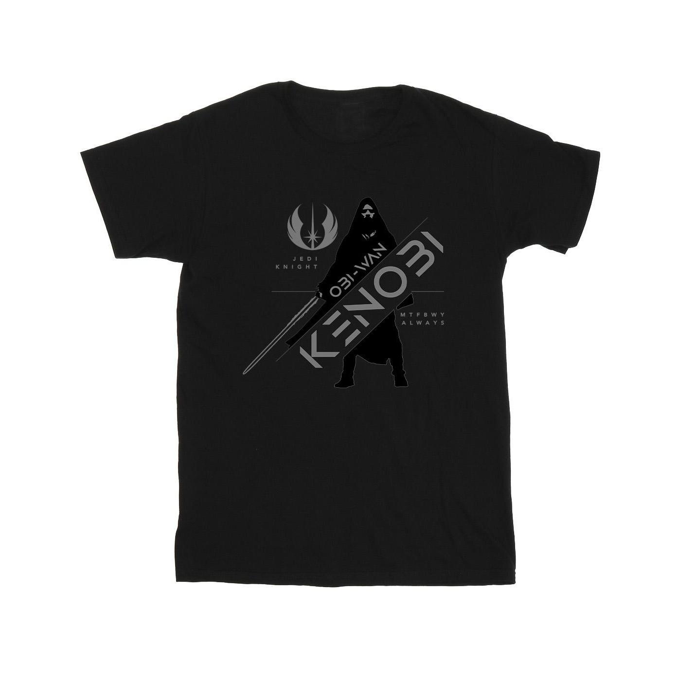 Image of Obiwan Kenobi Jedi Knight Tshirt Herren Schwarz 5XL