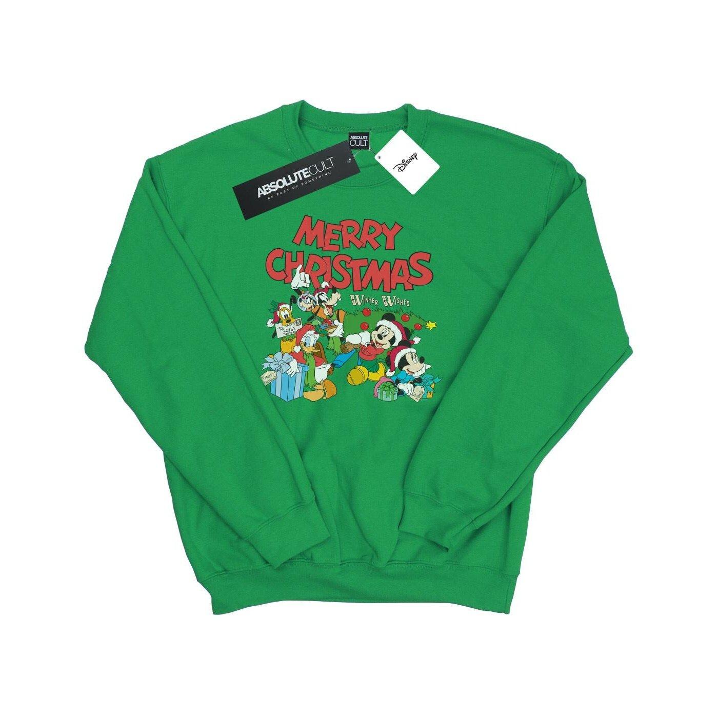 Disney  Sweat MICKEY MOUSE AND FRIENDSWINTER WISHES 