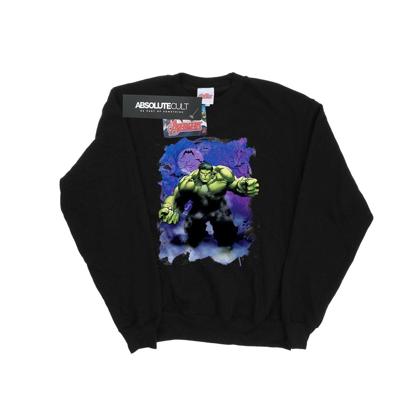 Image of Hulk Halloween Spooky Forest Sweatshirt Damen Schwarz XXL